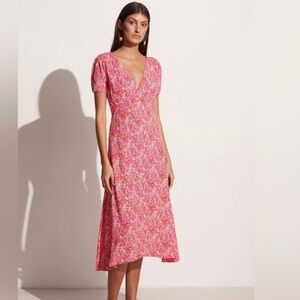 NWT Faithfull The Brand Raphaela Midi Dress